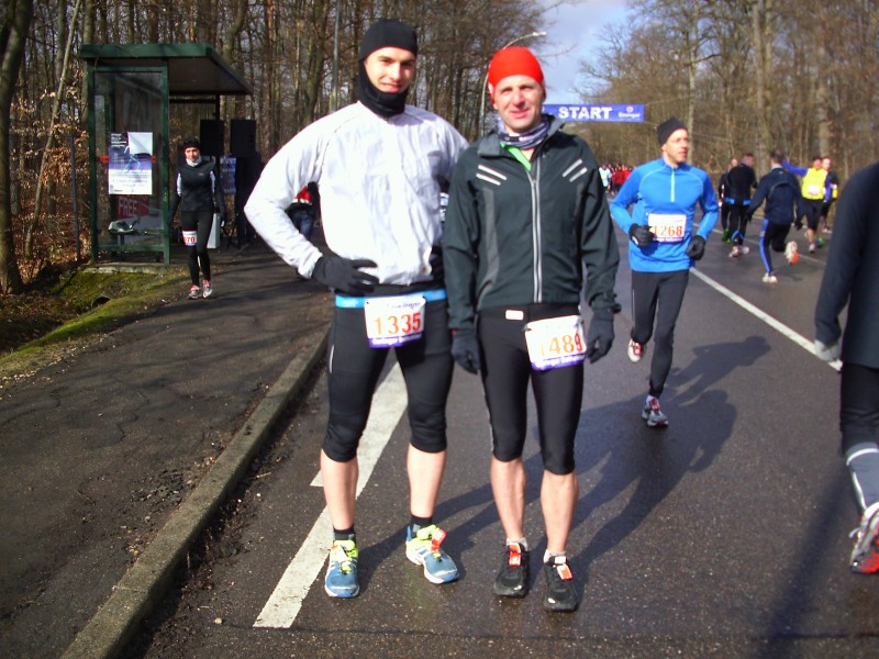 Harald Freitag und Klaus Scheele vor dem Start auf der Schillerhöhe!