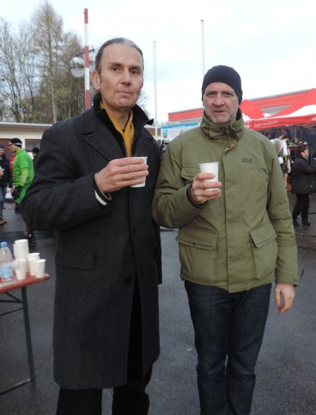 Martin und Kurt in der bequemen Zuschauerrolle.