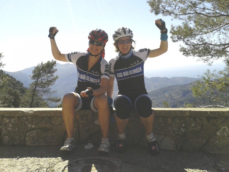 Claudi und Vera am Puig Major
