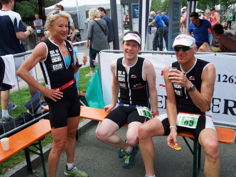 Ulli, Torsten und Micha nach dem Rennen