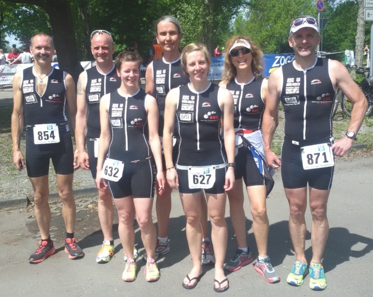 Von links: Manfred Stäbler, Kurt Frenzer, Ruth Rittmeister, Martin Braun, Claudia Kohler, Vera Mayer und Klaus Scheele.