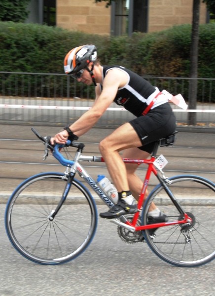 Philipp auf dem Rad.