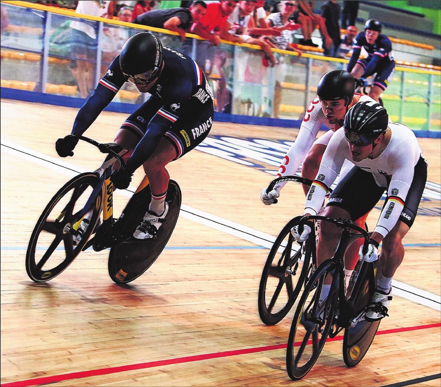 Marc Jurczyk im Keirin-Sprint - EM 2016 Gardasee