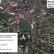 Mercaden-Stadtlauf Streckenplan